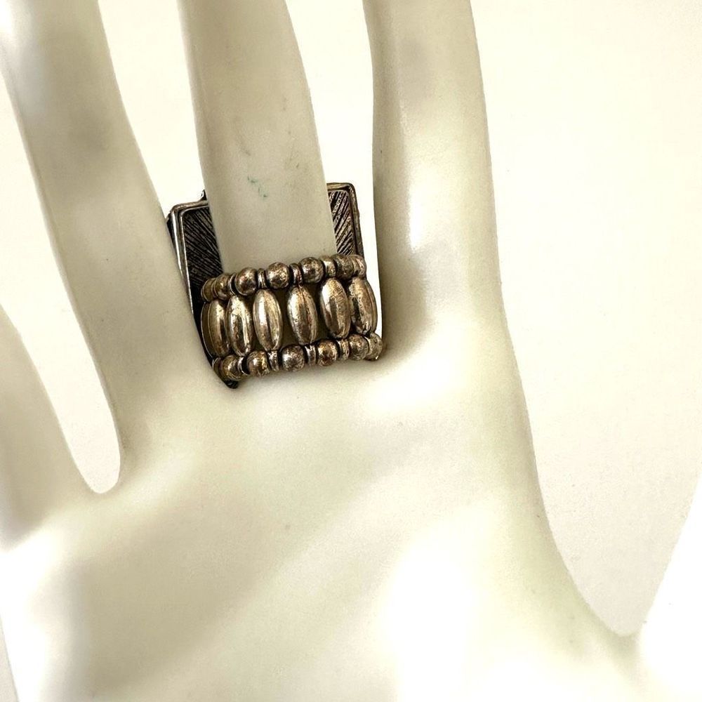 Silver Peace Sign Ring - Picture 9 of 9